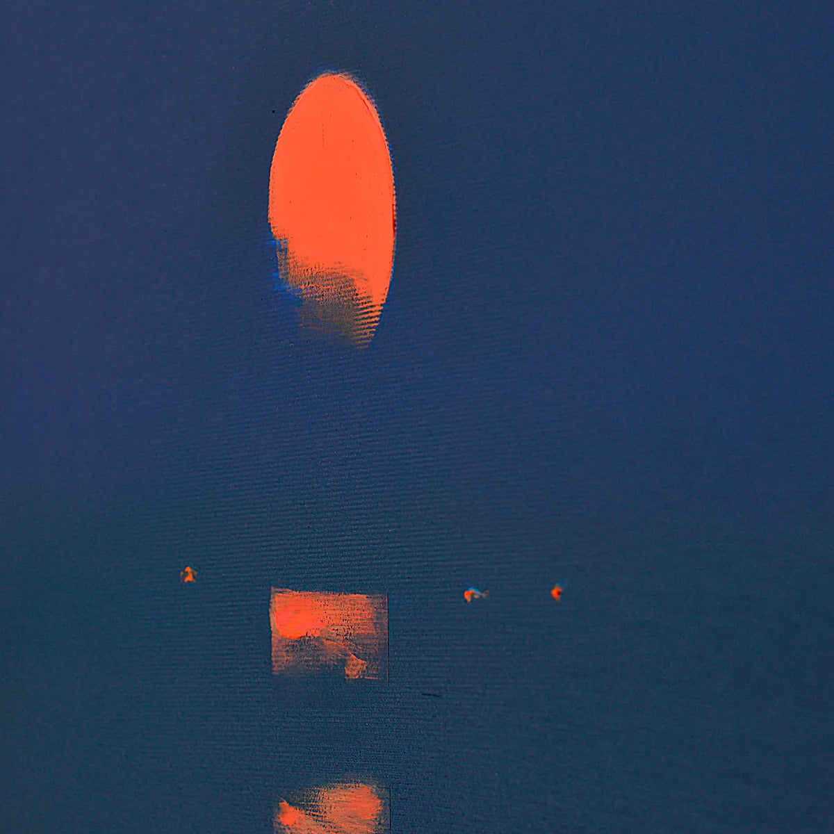 The Moon (2026), 50x50 cm