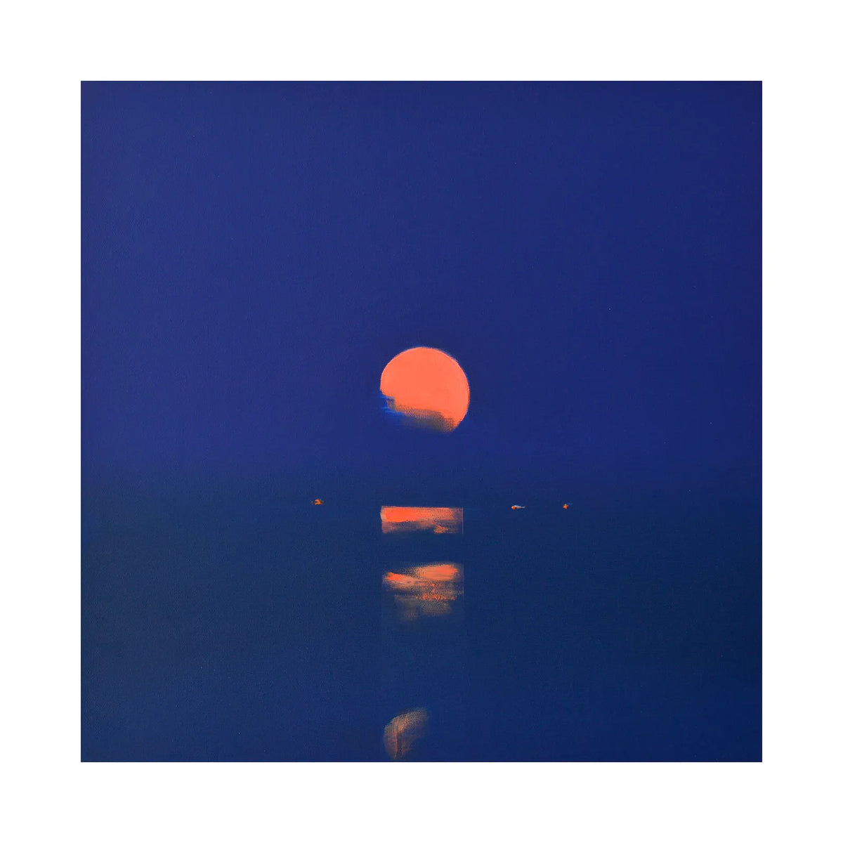 The Moon (2026), 50x50 cm