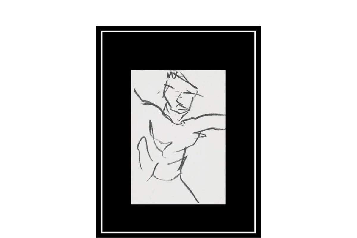 Sketch No. 110 — Figure Study (Framed)